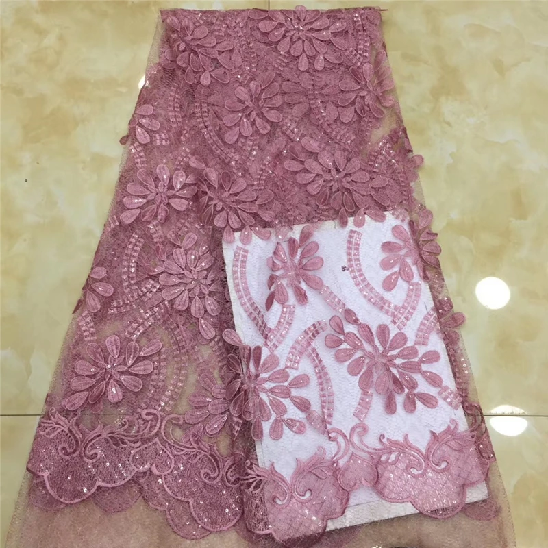 Tollola Coral Color African Lace Fabric 2019 High Quality With Stones Nigerian Wedding 5 Yards French | Дом и сад