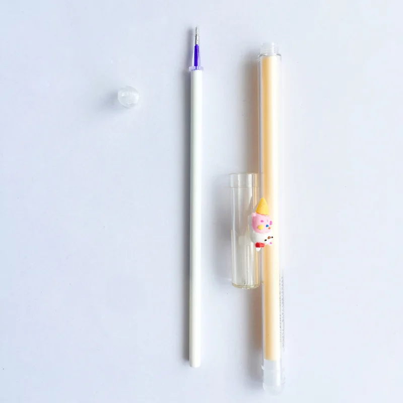 60pcs kawaii gel ink erasable pen cute bear ice cream pens for school students office supplies stationery | Канцтовары для офиса и