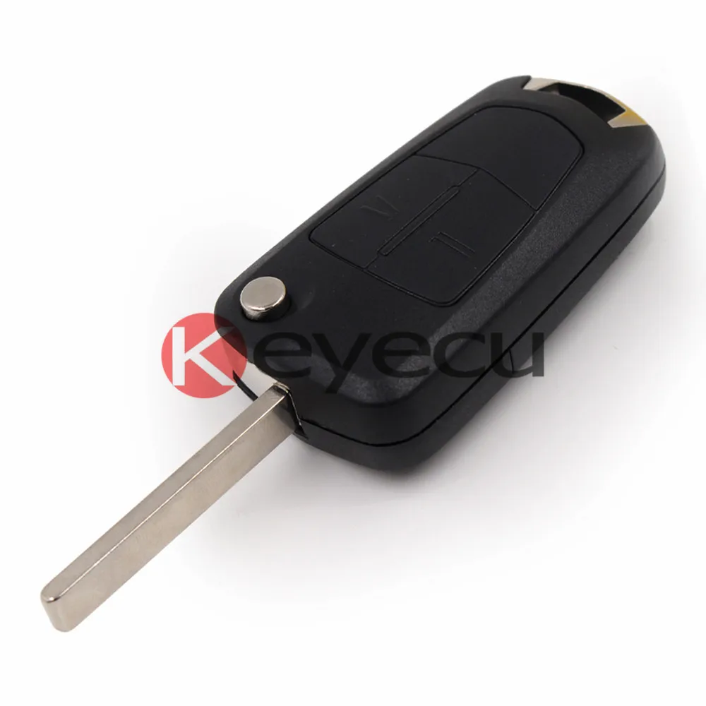 Сменный Чехол Keyecu для автомобильного ключа складной чехол с 2 кнопками Vauxhall Opel