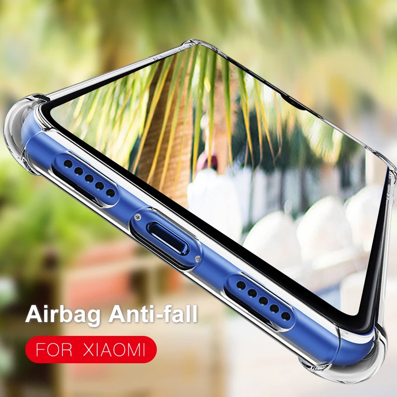 Для Xiaomi mi Play Max 3 mi x 3 2S A1 A2 Lite 5X защитный противоударный чехол для телефона силиконовый прозрачный мягкий прозрачный чехол из ТПУ