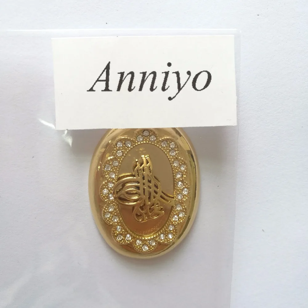 

Anniyo Metal Coin Necklace for Women/Girl Gold Color Turkey Coins Pendant Jewelry Turk Ottoman Turkish Items #007112