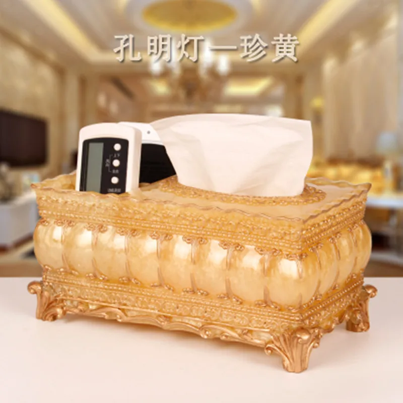 

Creative Remote Control Storage Box Living Room Tissue Box Home Accessories Resin Removable Tissue Canister Case Paper holder