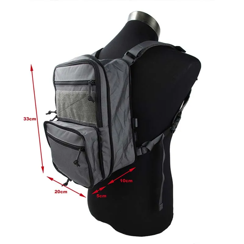 TMC 410 Flatpack тактический жилет Molle Сумка сумка двойного назначения молния рюкзак