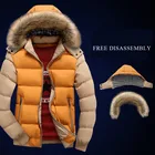 Новая стильная брендовая зимняя мужская куртка, теплый пуховик, Повседневная парка, мужская зимняя куртка с подкладкой, повседневное красивое зимнее пальто для мужчин
