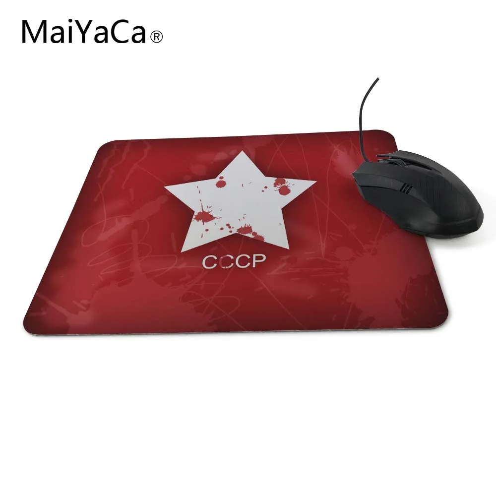 Звезды СССР быстрая печать резиновая игровая мышь коврик для размера 18*22 см 20*25 см 25*29 см