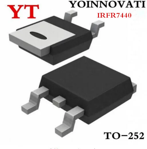 

50 шт./лот IRFR7440 7440 TO-252 MOSFET N CH 40V 90A DPAK IC лучшего качества.