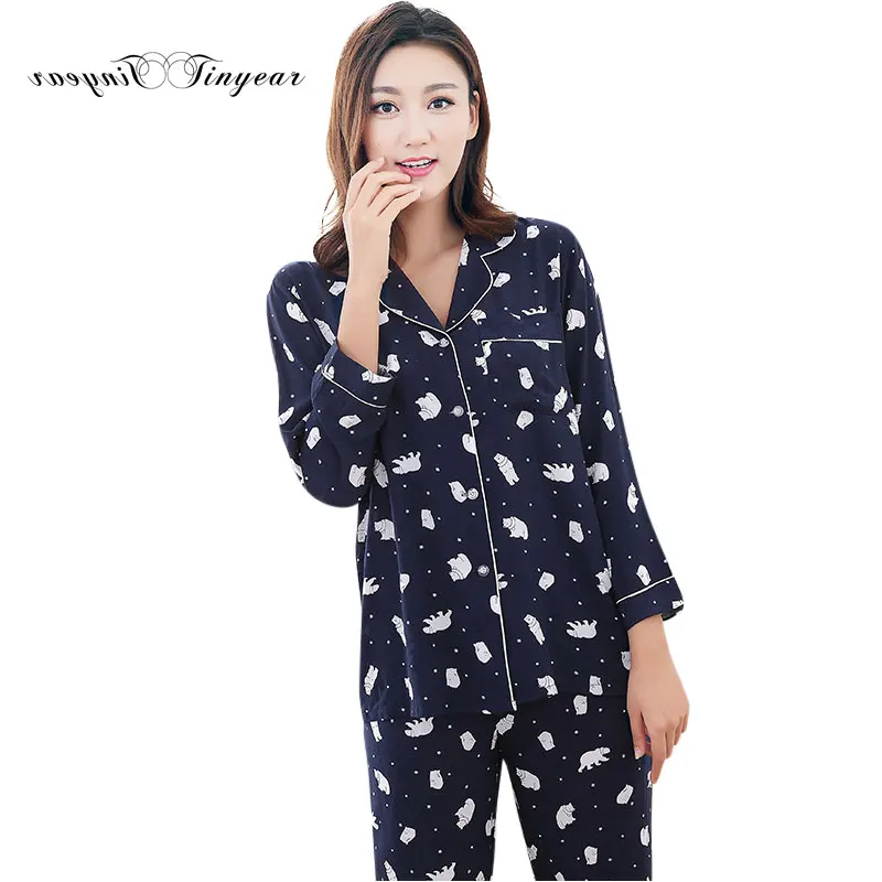 Tinyear Мода печати ночное белье для женщин большой размер 4xl атласная Шелковая