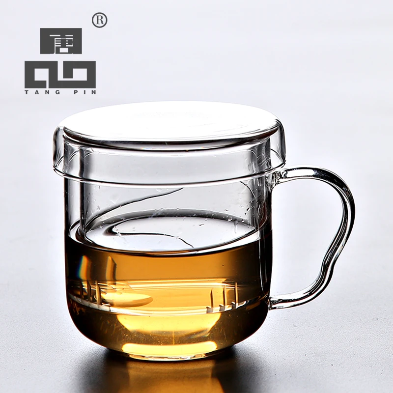 

TANGPIN heat-resistant glass cups for coffee teacup glass coffee tea cups teaset