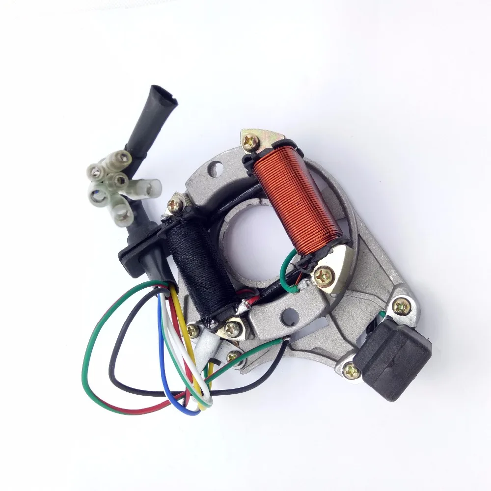 Новая одежда для маленькой девочки 2 катушки статор пластина 50cc 70cc 90cc 110cc 125cc DY100 Dirt