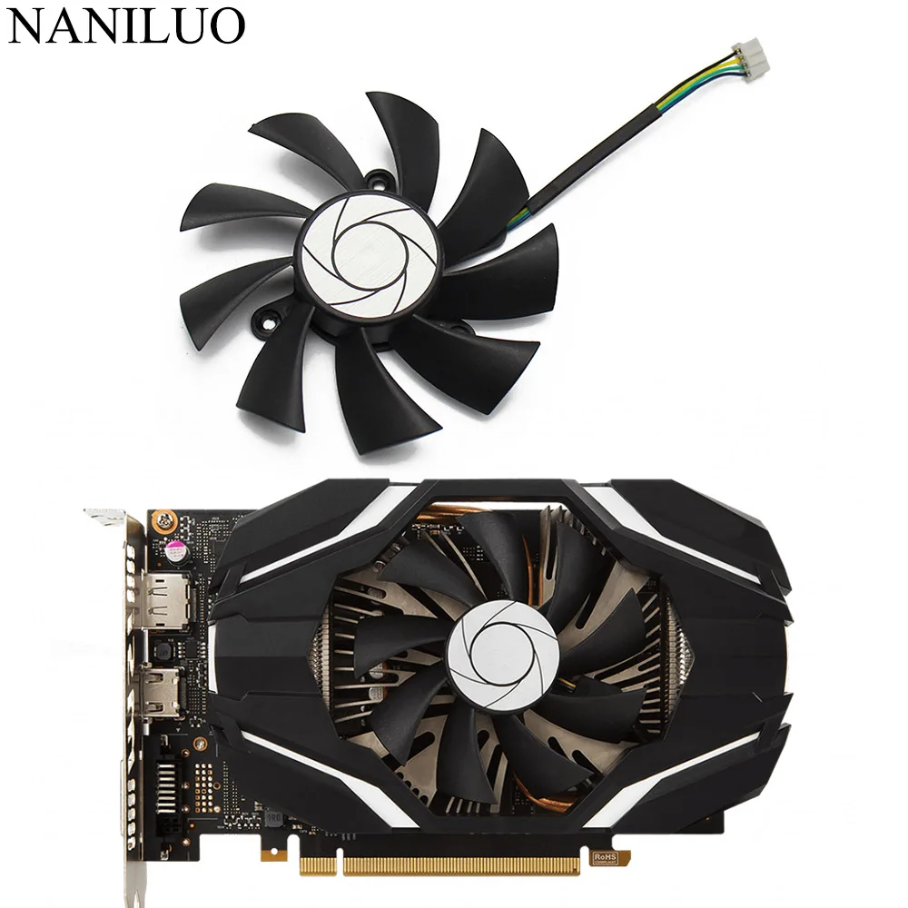 Новый для MSI GTX 1060 ITX OC 6G GTX950 R7 360 2GD5 GTX1060 3G Графика карты вентилятор охлаждения