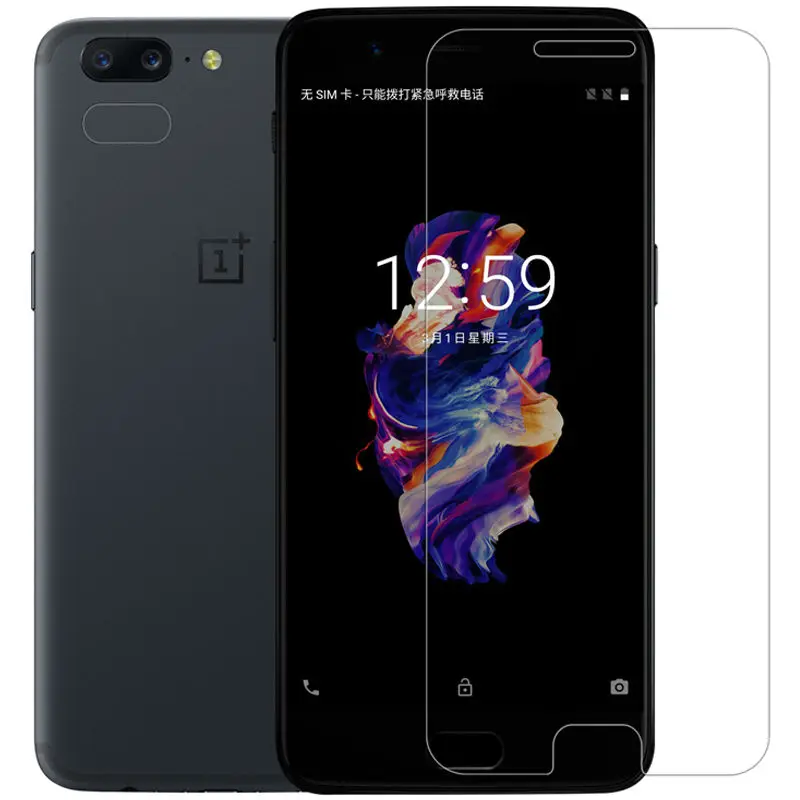 Для OnePlus 5 закаленное Стекло NILLKIN Удивительный Н/H + Pro Экран протектор Anti Explosion 2.5D