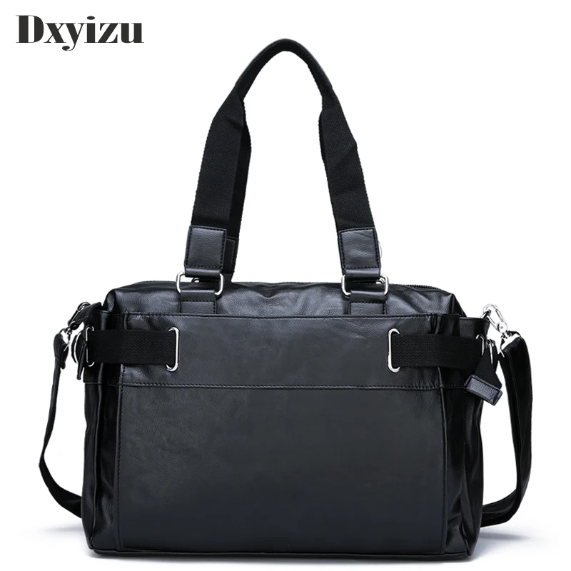 

Genuine Leather Men's Business Brief Solid Genuine Leather Man Vintage Cross-body One Shoulder Computer Bag Luxury Leather Bag