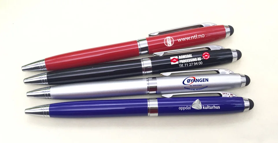 [free engraving logo]100pcs/lot print with custom logo company promo advertising stylus twist ball pens smooth writing | Канцтовары для