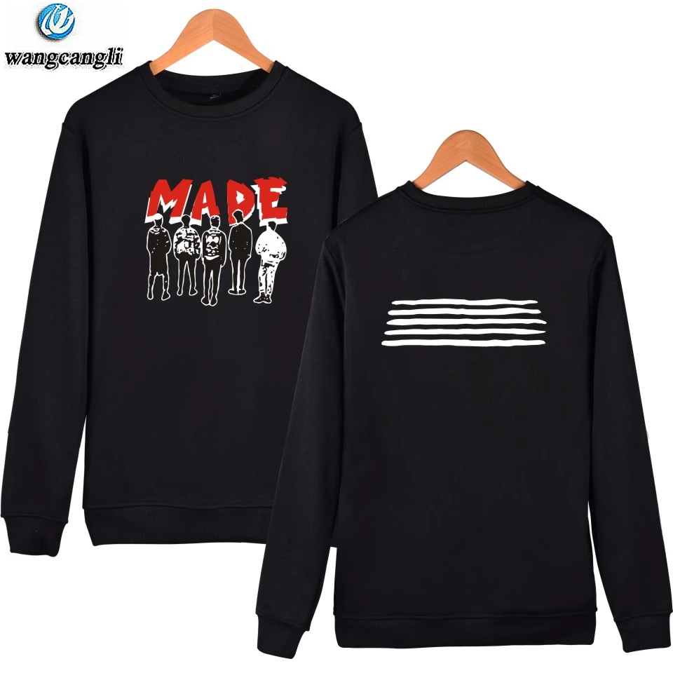 

KPOP BIGBANG MADE Album Sweatshirts Men/Women Fleece Pullover Crewneck Hoodies Sweatshirt Hip Hop Autumn Winter Tracksuit Tops