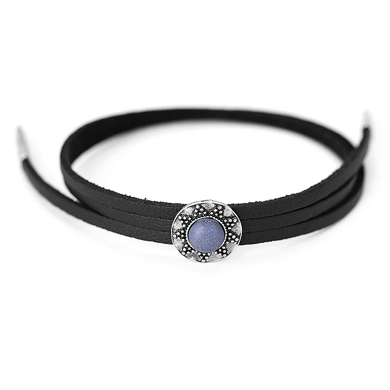 Женская обувь в винтажном стиле 5 Цвета двойной Слои кожаные браслеты