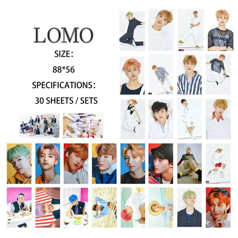 30 шт./компл. KPOP NCT мечта фото плакат в виде карты Lomo карты самодельные бумажные фотокарты игрушек, для подарка, для фанатов