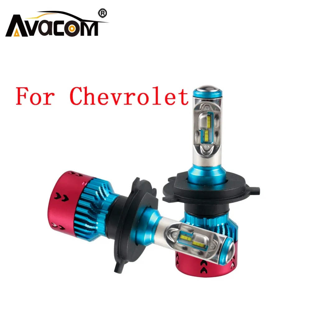 Avacom 2 шт. светодиодный фары для автомобиля 12 В CSP 6500 К 72 Вт H4 H7 H11 H1 9005 Автомобильные