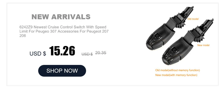 6242Z8 круиз Управление переключатель для CITROEN C3 C5 C8 для XSARA BERLINGO XSARA PICASS PEUGEOT 207 307 308 407 607 3008