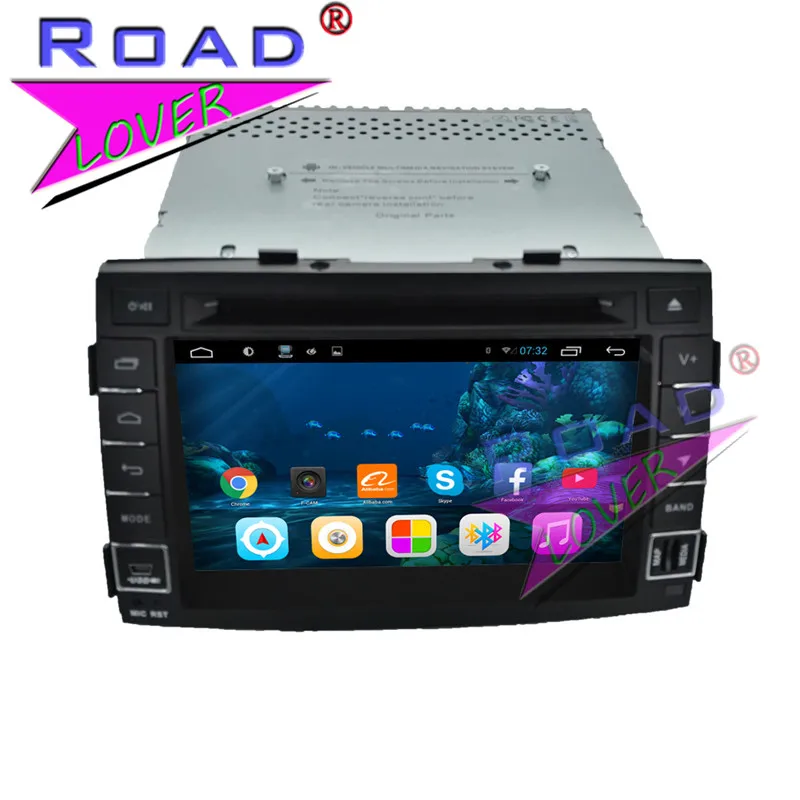Автомобильный медиацентр TOPNAVI 2 Гб + 32 ГБ четырехъядерный Android 6 0 DVD плеер для KIA Sorento
