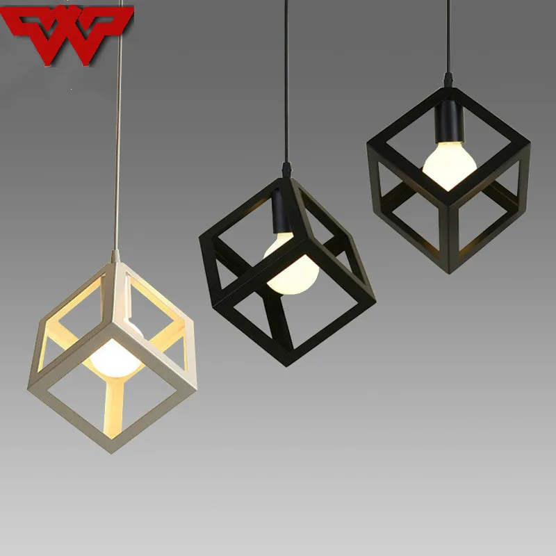 Винтажная люстра геометрической формы Lustre DIY E27 регулируемое освещение гостиной