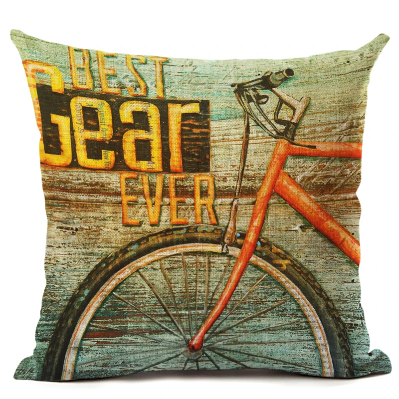 Наволочка для дивана в ретро стиле винтажная квадратная подушка декоративная