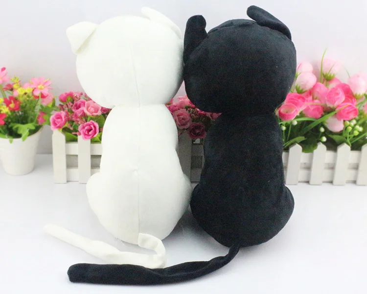 Кошка Luna плюшевая 3 шт./лот 30 см японское аниме мультяшная игрушка животное кукла