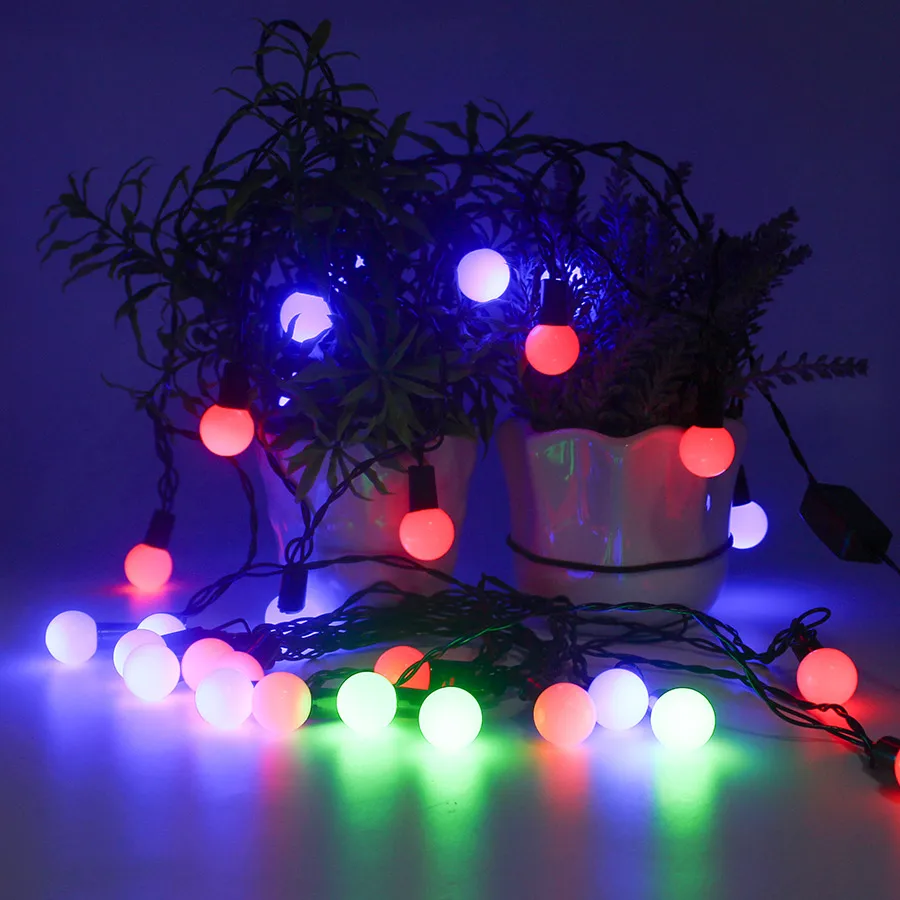 5M 28 LED Blubs String Lights Plug Powered Starry DIY Christmas For festival Wedding Party Decorasion | Освещение