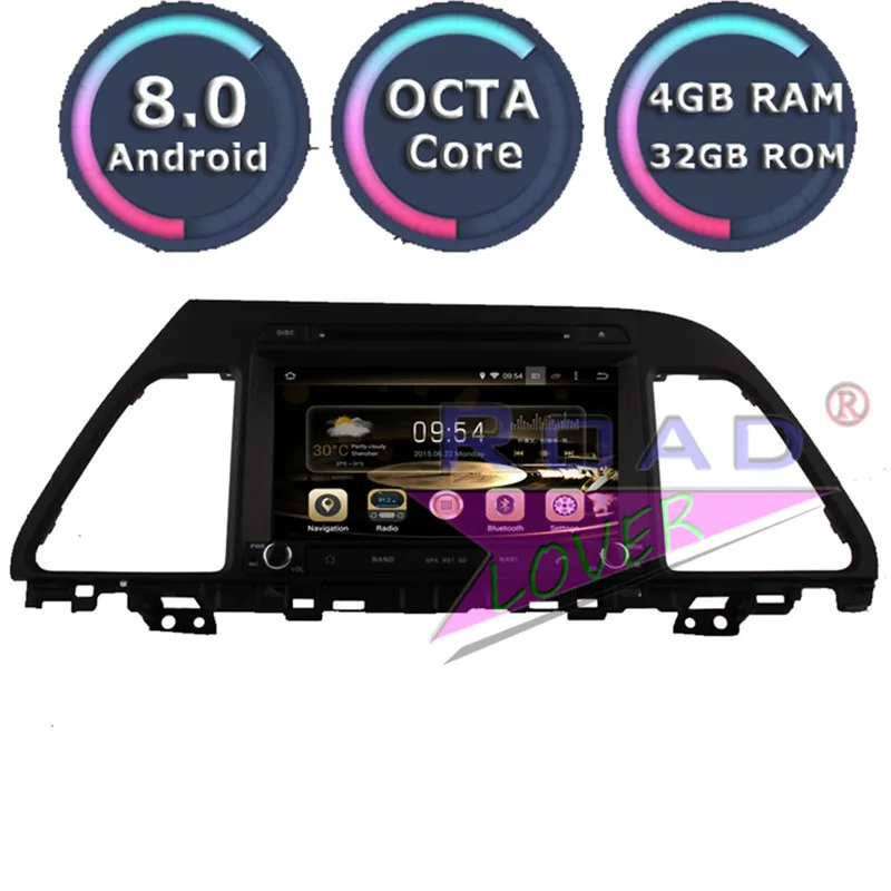comprar Roadlover Automotiva Player De Vídeo Android 8.0 DVD Do Carro Para Hyundai Sonata LF 2015-Stereo Navegação GPS Magnitol 2 Din Rádio MP3