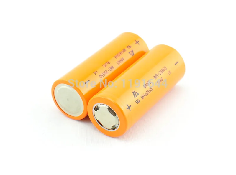 Free Shipping!!!6PCS/LOT Real capacity MNKE 3.7V 26650 IMR26650 3500mAh high drain 30A discharge rechargeable battery|calendar watch|watch