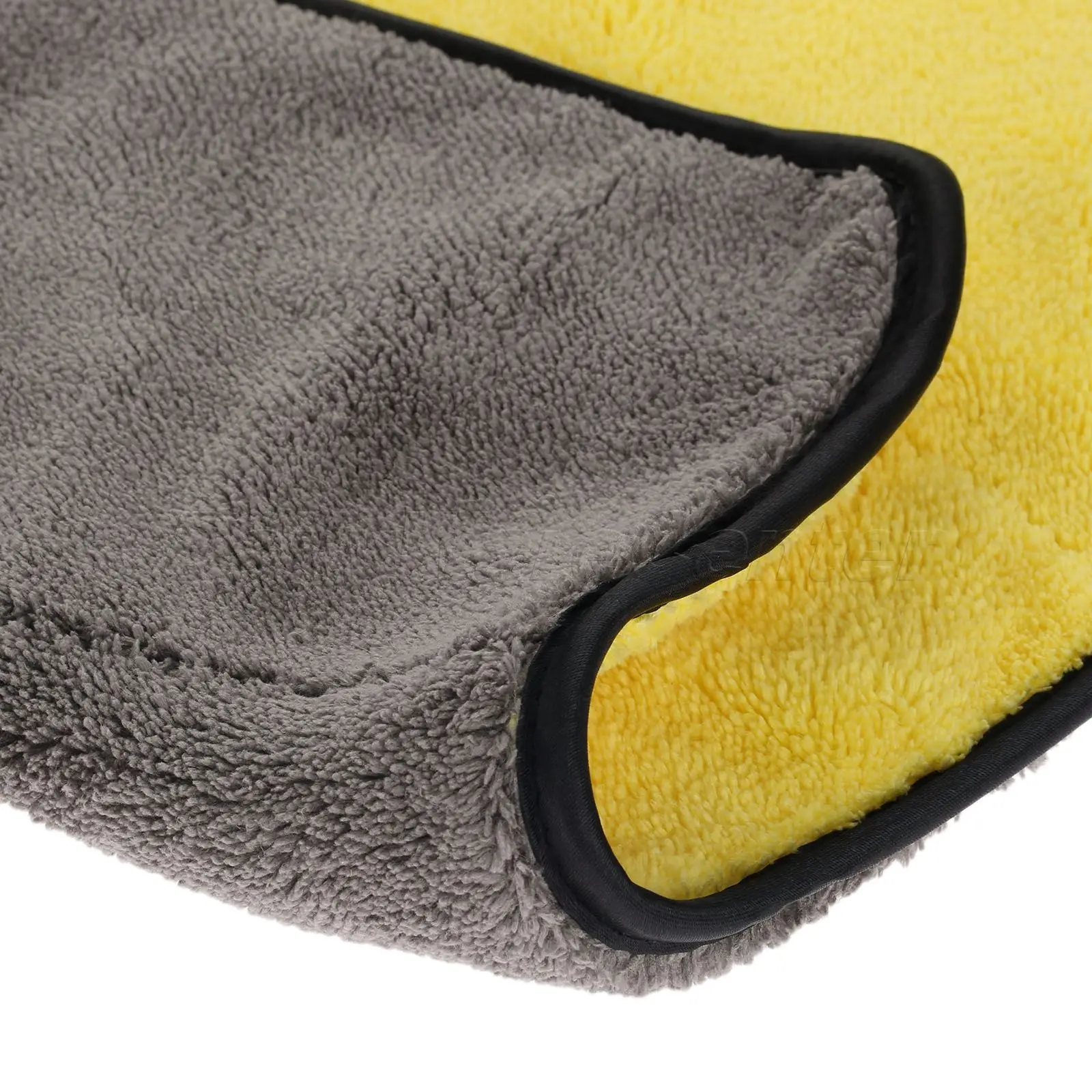 

Car Cleaning Cloth Super 45X38cm Double Thick Plush Microfiber Car Wash Towel Cloth Durable Wax Polishing Detailing Towel