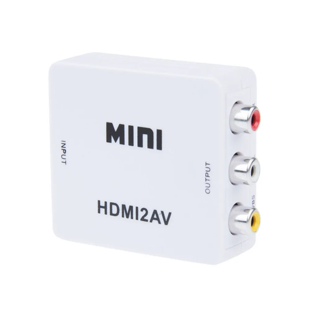 1080P HDMI в AV 3 RCA Композитный CVBS S VIDEO адаптер конвертер PS3 SKY HDTV DVD|converter adapter|av adapterav to rca |