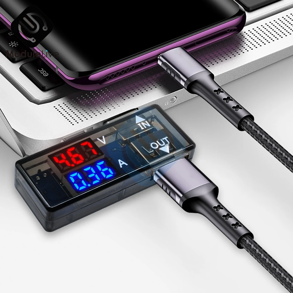 Мини измеритель напряжения 2 в 1 5 В USB тока амперметр вольтметр детектор цифровой
