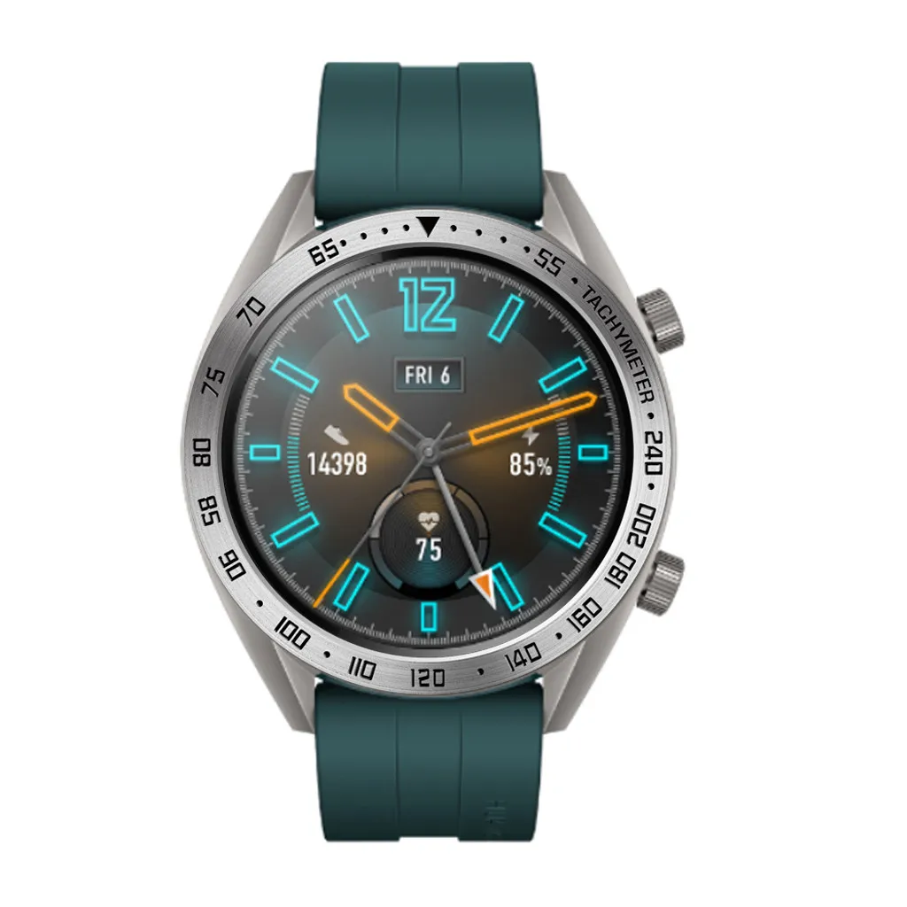 Умный чехол для часов для huawei Watch GT/Active 46 мм, драгоценный камень кольцо смарт Кольцо клеющаяся крышка против царапин Металл#20/