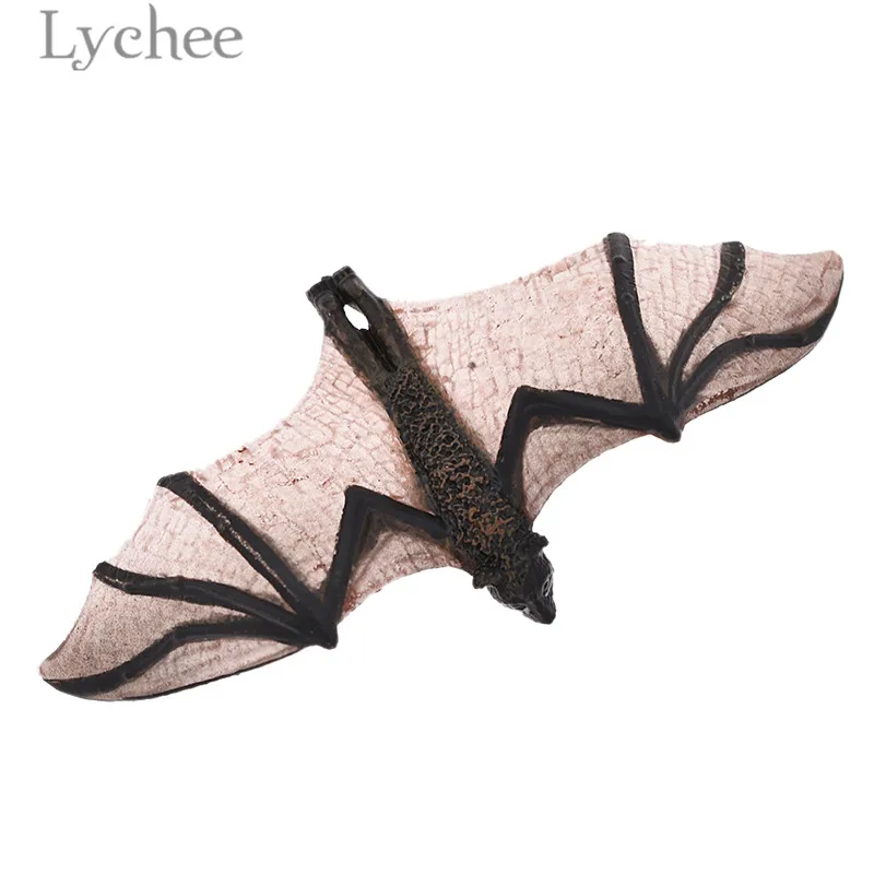Lychee имитация жизни летучая мышь миниатюрные фигурки животных сказочное