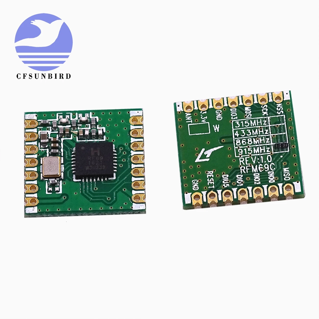 CFsunbird Бесплатная доставка RFM69C RFM69CW 868 МГц GFSK беспроводной модуль