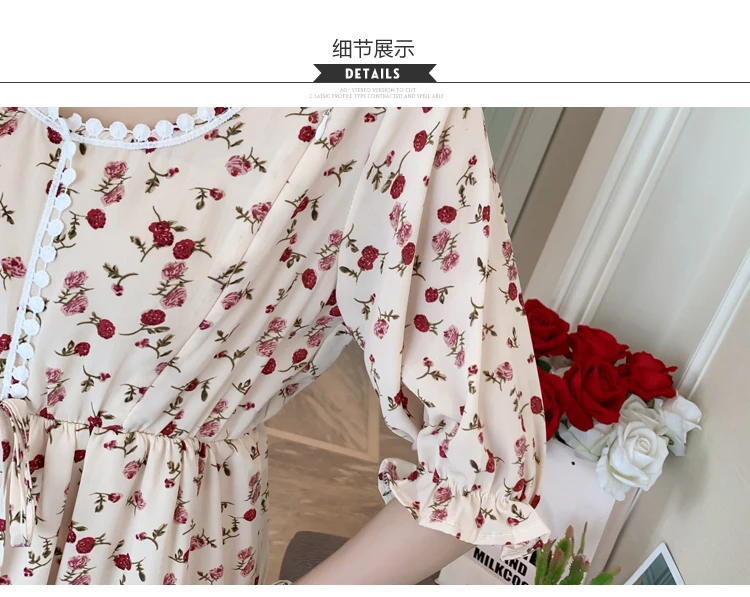 8837# летнее Модное шифоновое длинное платье с принтом для кормящих мам, тонкая одежда для кормления грудью для беременных женщин, одежда для беременных