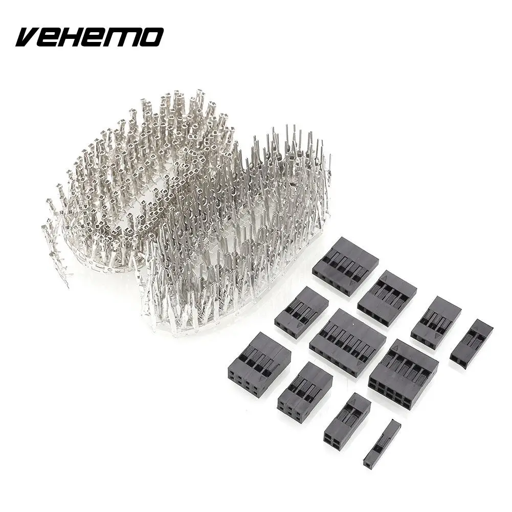 610pcs Connector Pin Header Male/Female Crimp Pins Kit For Dupont Durable New | Автомобили и мотоциклы