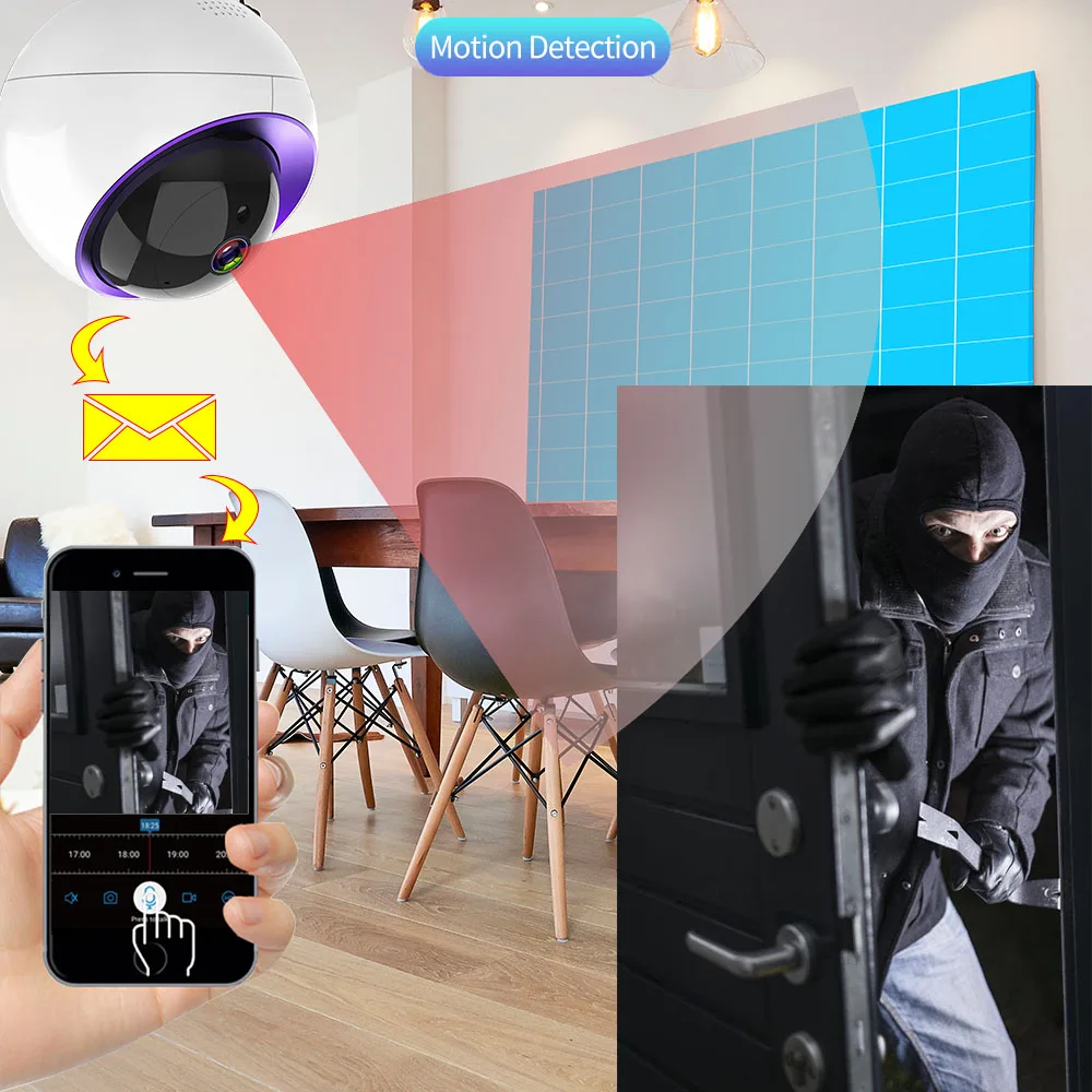 Wifi PTZ IP камера 1080P hd 2MP домашняя камера видеонаблюдения двухсторонняя аудио ИК автоматическое отслеживание движения Беспроводная IP камера наблюдения