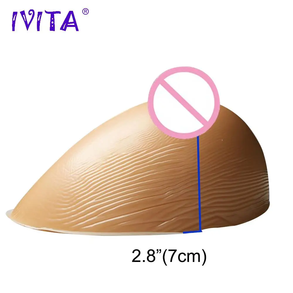IVITA 1600 г/пара поддельные груди силиконовые формы искусственные для