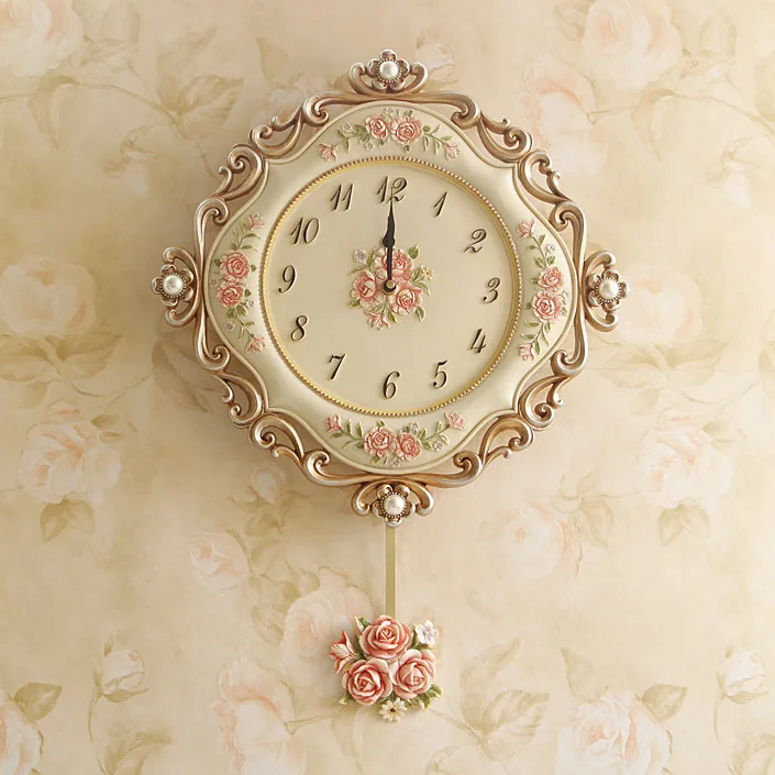 Часы с маятником для гостиной розовые и светло желтые настенные часы|watch clock|watch