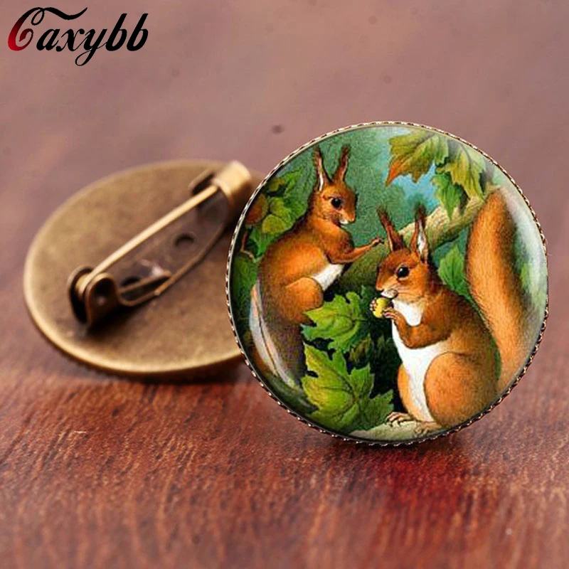 Женская винтажная брошка caxybb в виде белки животных|women brooches|brand broochbrooch brand |