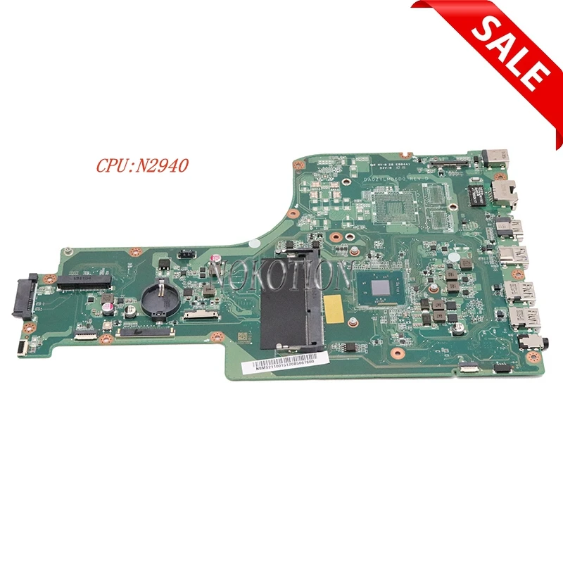 

Nokotion NBMS211001 NB.MS211.001 For Acer ASPIRE ES1-711 laptop motherboard with N2940 cpu on board