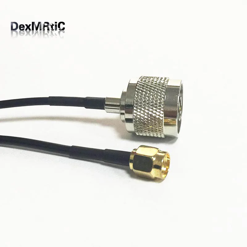 1 шт. новый N Тип штепсельная вилка типа папа-RP-SMA RG174 коаксиальный кабель Pigtail 20 см 8