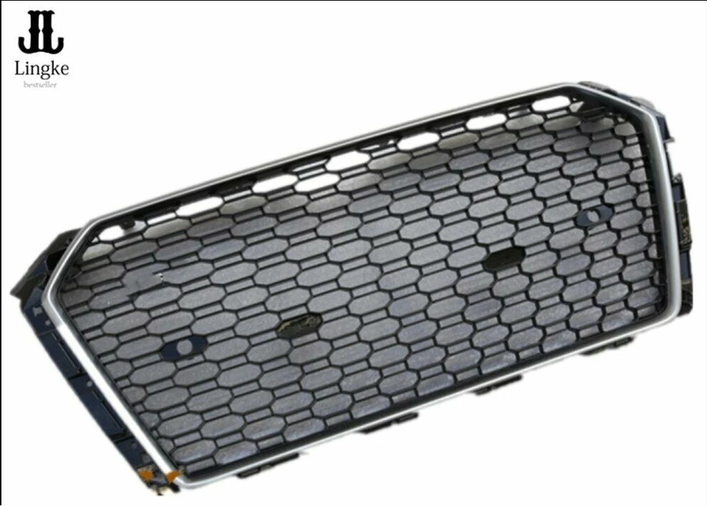 For Audi A4 S4 B9 RS4 Front Sport Hex Mesh Honeycomb Grill S Line Black 2017-18 | Автомобили и мотоциклы
