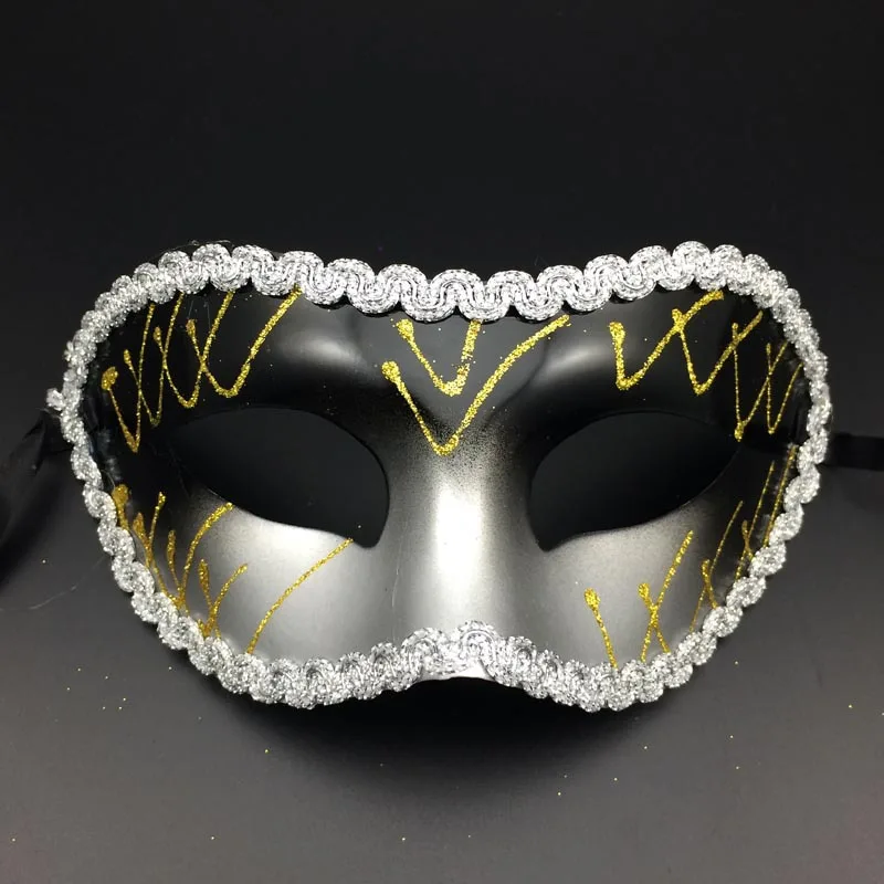 Новинка 7 цветов Мужской Женский Свадебный костюм маска для выпускного вечера