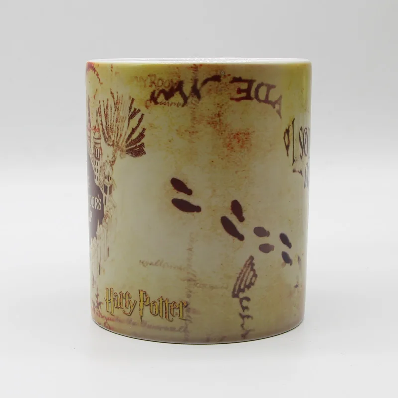Кофейные кружки Marauder Map меняющие цвет волшебная Термочувствительная чайная