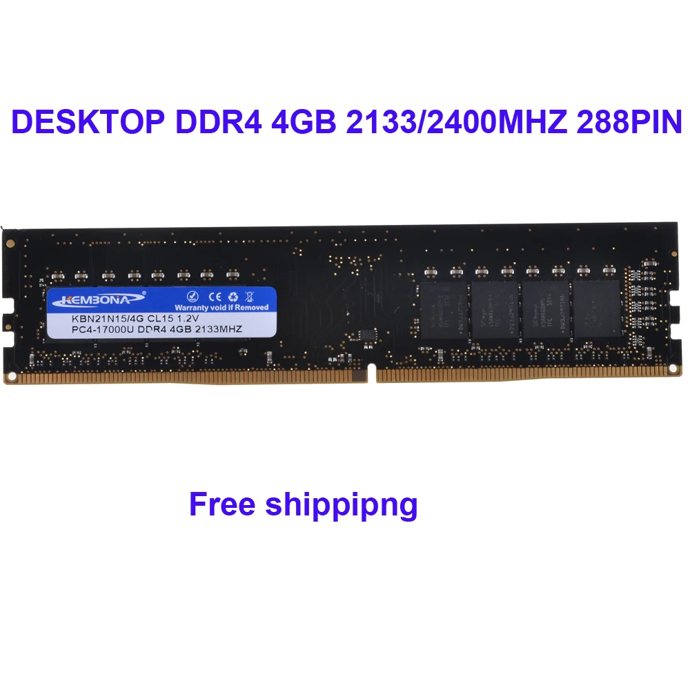 Новый Настольный ПК KEMBONA DDR4 4 ГБ 4G 2400 МГц 2133 2666 288PPin совместимый с INTEL и для LONG DIMM|desktop