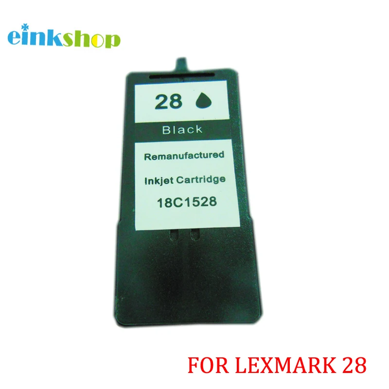 Eikshop 1 шт. для Lexmark 28 Черный чернильный картридж X5070 X5075 X5320 X5340 X5410 X5495 принтер |