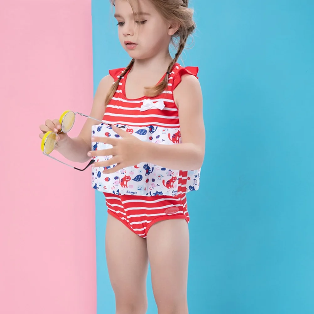 Girls Swimsuits Child Swimming Trunks Shorts Children's Swimwear Kids Buoyancy Swimsuit Baby Boys Girls Swim Vest