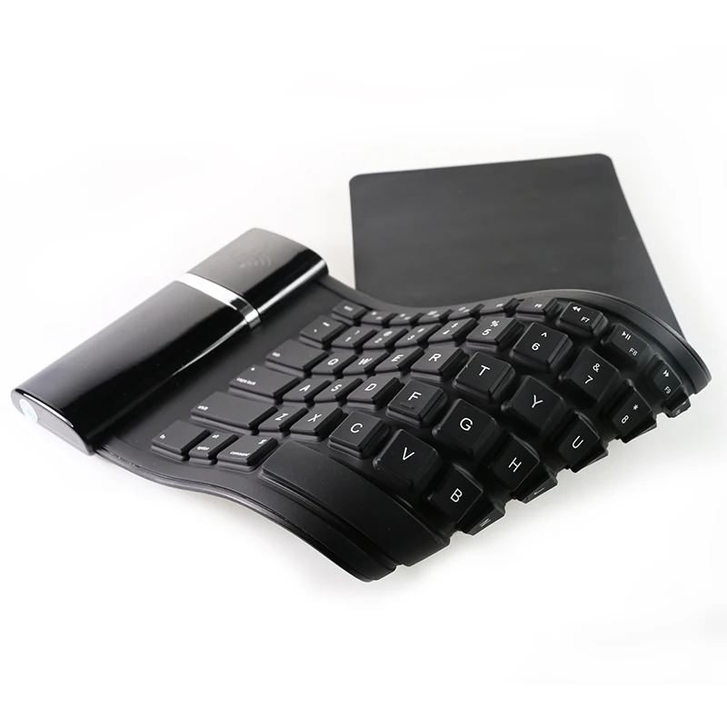CHINFAI KB-6114 102 ключей складной беспроводная клавиатура Bluetooth кремния